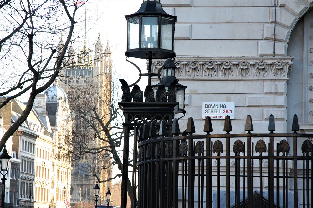 No 10 Downing Street Westminster Walk London